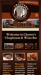 Mobile Screenshot of chesterschophouse.com
