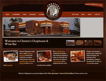 Tablet Screenshot of chesterschophouse.com